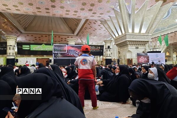 بدرقه جلو داران هلال احمر برای اربعین