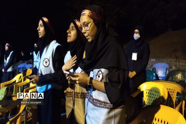 محفل شهدایی با حضور مسئولان در اردوگاه شیرآباد گلستان