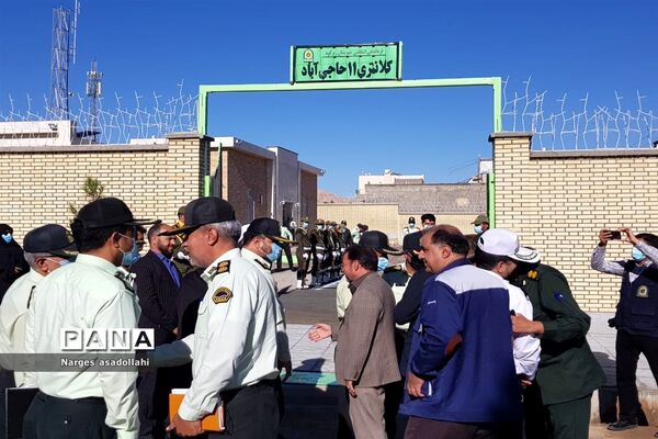 افتتاح کلانتری ۱۱ حاجی‌آباد شهرستان زیرکوه