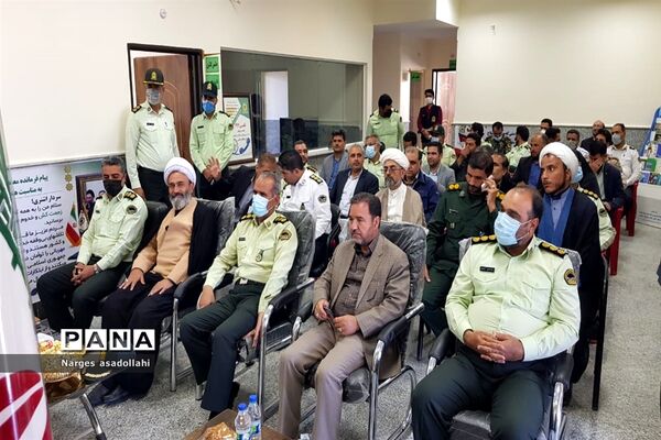 افتتاح کلانتری ۱۱ حاجی‌آباد شهرستان زیرکوه