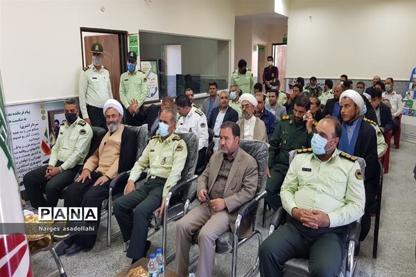 افتتاح کلانتری ۱۱ حاجی‌آباد شهرستان زیرکوه