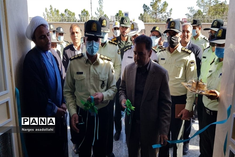 افتتاح کلانتری ۱۱ حاجی‌آباد شهرستان زیرکوه