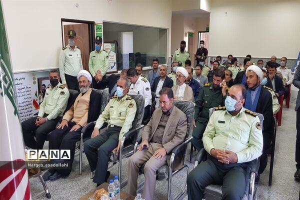 افتتاح کلانتری ۱۱ حاجی‌آباد شهرستان زیرکوه