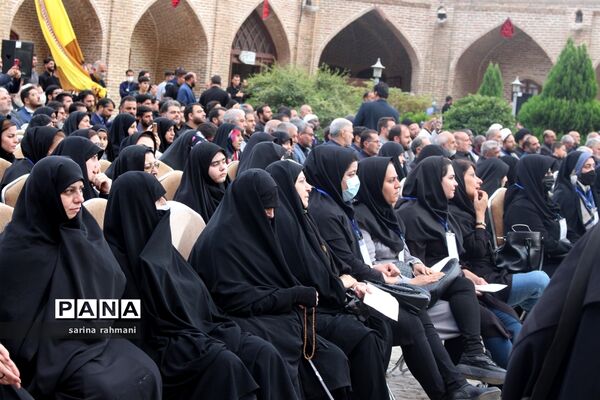 حضور خبرنگاران دانش‌آموز در اجلاس بین المللی پیرغلامان و خادمان حسینی در کرمانشاه