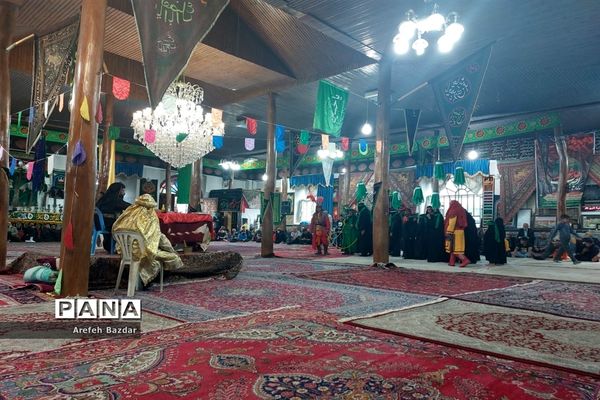 حرکت نمادین ورود اسرای مظلوم کربلا به شهر شام