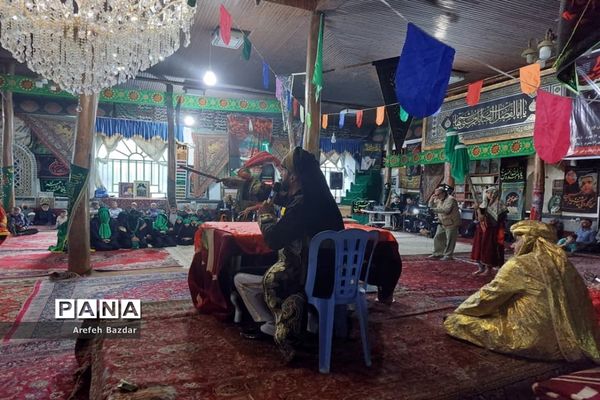 حرکت نمادین ورود اسرای مظلوم کربلا به شهر شام