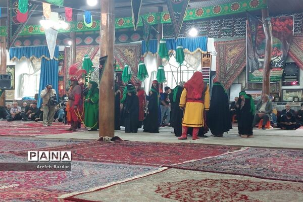 حرکت نمادین ورود اسرای مظلوم کربلا به شهر شام