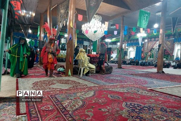 حرکت نمادین ورود اسرای مظلوم کربلا به شهر شام