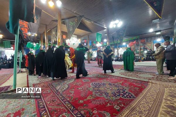 حرکت نمادین ورود اسرای مظلوم کربلا به شهر شام