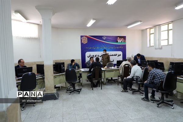 میز خدمت آموزش و پرورش کرمانشاه همزمان با گرامیداشت هفته دولت