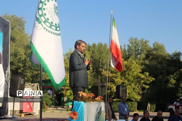مراسم اختتامیه اردوی قطبی اعضای سازمان دانش‌آموزی اردوگاه دماوند