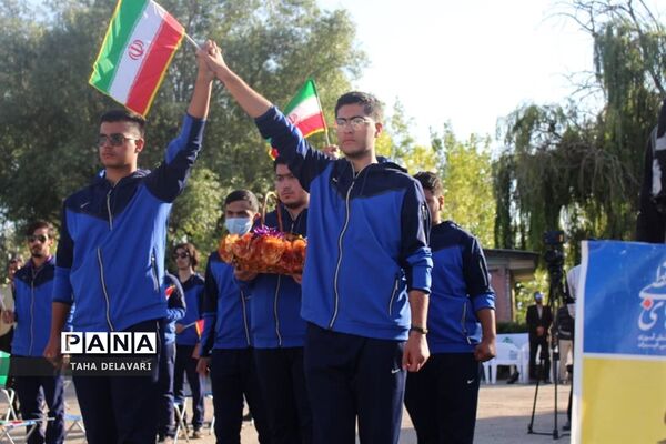 مراسم اختتامیه اردوی قطبی اعضای سازمان دانش‌آموزی اردوگاه دماوند