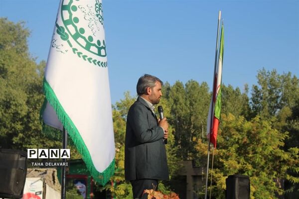 مراسم اختتامیه اردوی قطبی اعضای سازمان دانش‌آموزی اردوگاه دماوند