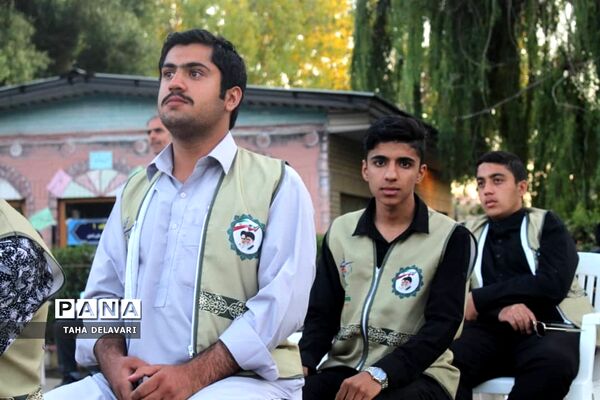 مراسم اختتامیه اردوی قطبی اعضای سازمان دانش‌آموزی اردوگاه دماوند