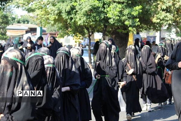 پیاده‌روی بزرگ هیات استقامت زینبی شهرستان بابل