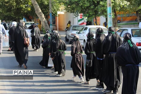 پیاده‌روی بزرگ هیات استقامت زینبی شهرستان بابل