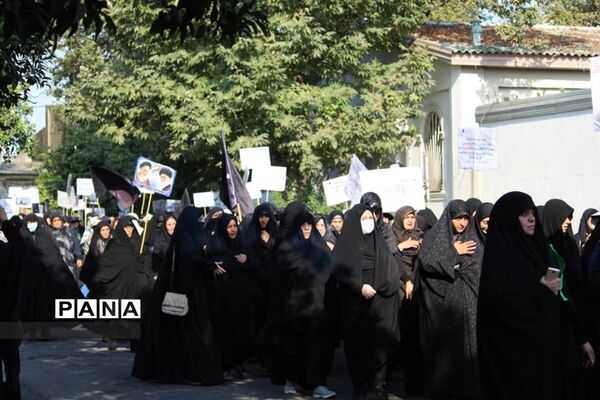 پیاده‌روی بزرگ هیات استقامت زینبی شهرستان بابل