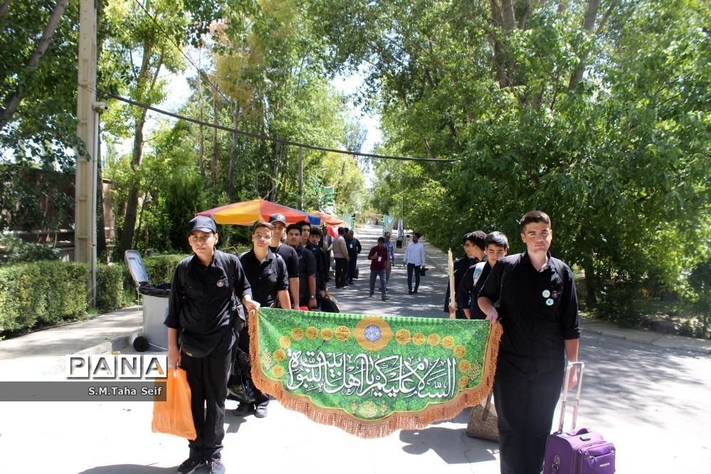 حضور دانش‌آموزان قمی در اردوی قطبی دماوند