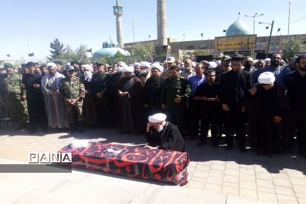 مراسم تشییع پیکر امام جمعه تربت جام حجه الاسلام والمسلمین میرزا حسین معتمدی فر