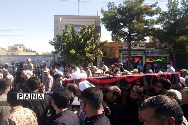 مراسم تشییع پیکر امام جمعه تربت جام حجه الاسلام والمسلمین میرزا حسین معتمدی فر