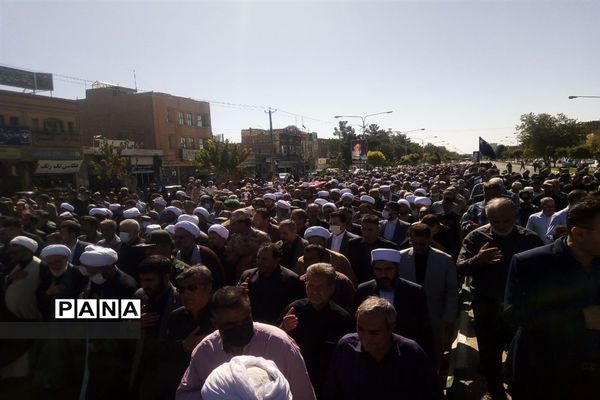 مراسم تشییع پیکر امام جمعه تربت جام حجه الاسلام والمسلمین میرزا حسین معتمدی فر