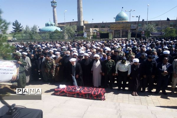 مراسم تشییع پیکر امام جمعه تربت جام حجه الاسلام والمسلمین میرزا حسین معتمدی فر