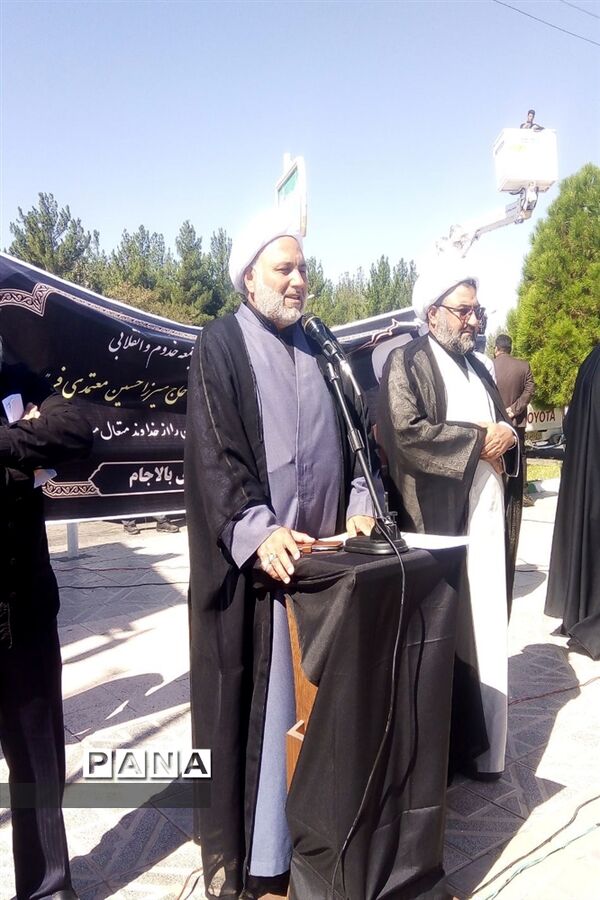 مراسم تشییع پیکر امام جمعه تربت جام حجه الاسلام والمسلمین میرزا حسین معتمدی فر