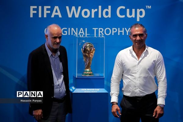 رونمایی از کاپ جام جهانی ۲۰۲۲ در برج میلاد تهران