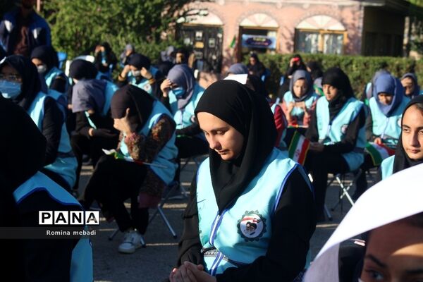 افتتاحیه اردوی قطبی دختران در اردوگاه دماوند