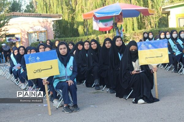 افتتاحیه اردوی قطبی دختران در اردوگاه دماوند