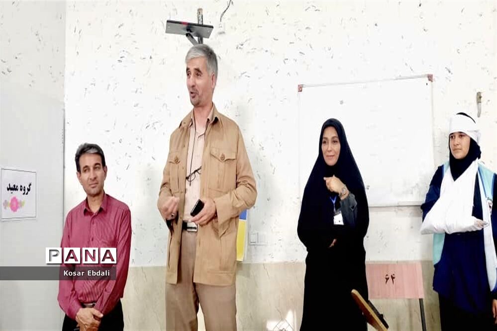 بازدید سرپرست معاونت فعالیت‌های سازمان دانش‌آموزی از اردوی قطبی در گلستان
