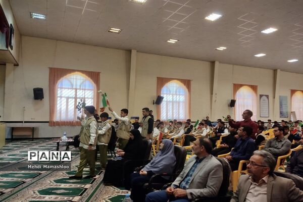 افتتاحیه اردوی قطبی پسران عضو سازمان دانش‌آموزی در استان گلستان