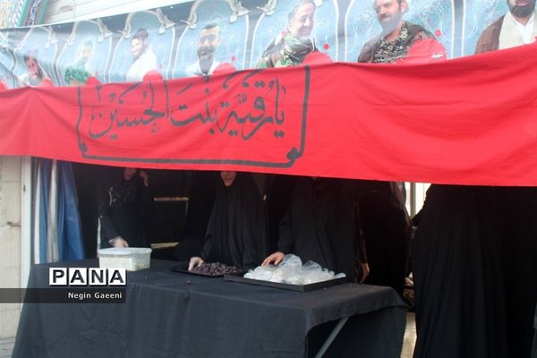 برپایی موکب دختران زهرایی در قم