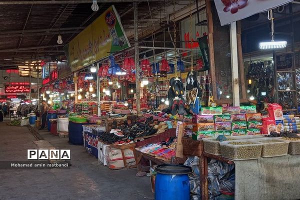 بازارچه محمودآباد واقع در مازندران