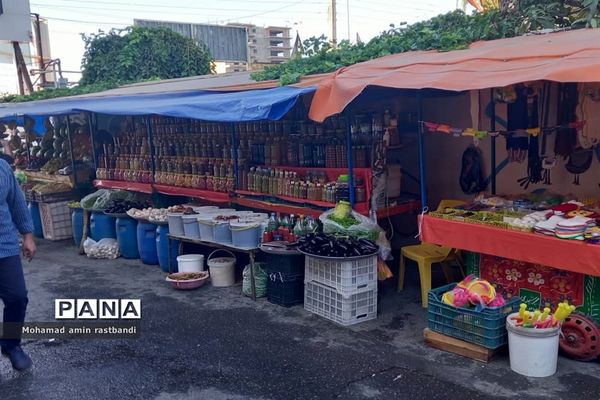 بازارچه محمودآباد واقع در مازندران