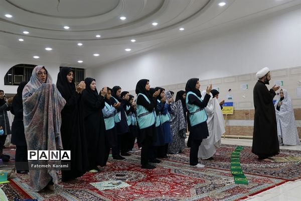 برنامه فرهنگی سوگواری حضرت رقیه (س) اعضای دختر سازمان دانش‌آموزی قطب 5 آذربایجان غربی