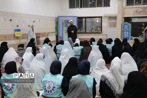 برنامه فرهنگی سوگواری حضرت رقیه (س) اعضای دختر سازمان دانش‌آموزی قطب 5 آذربایجان غربی