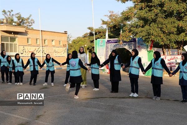 بازی‌های بومی محلی و اردویی اعضای دختر اردوی قطب 5 آذربایجان غربی