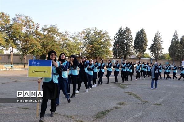 بازی‌های بومی محلی و اردویی اعضای دختر اردوی قطب 5 آذربایجان غربی