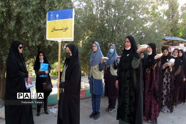 اولین روز حضور دانش‌آموزان خوزستان در اردوی قطبی لرستان