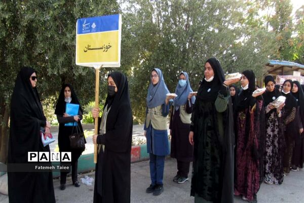 اولین روز حضور دانش‌آموزان خوزستان در اردوی قطبی لرستان