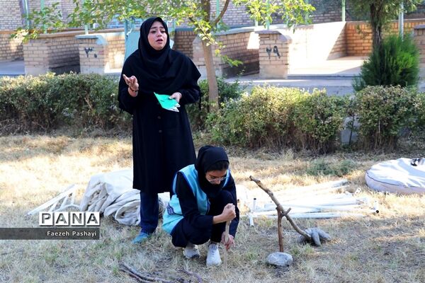روز دوم اردوی قطبی اعضای دختر سازمان دانش‌آموزی قطب 5 آذربایجان غربی