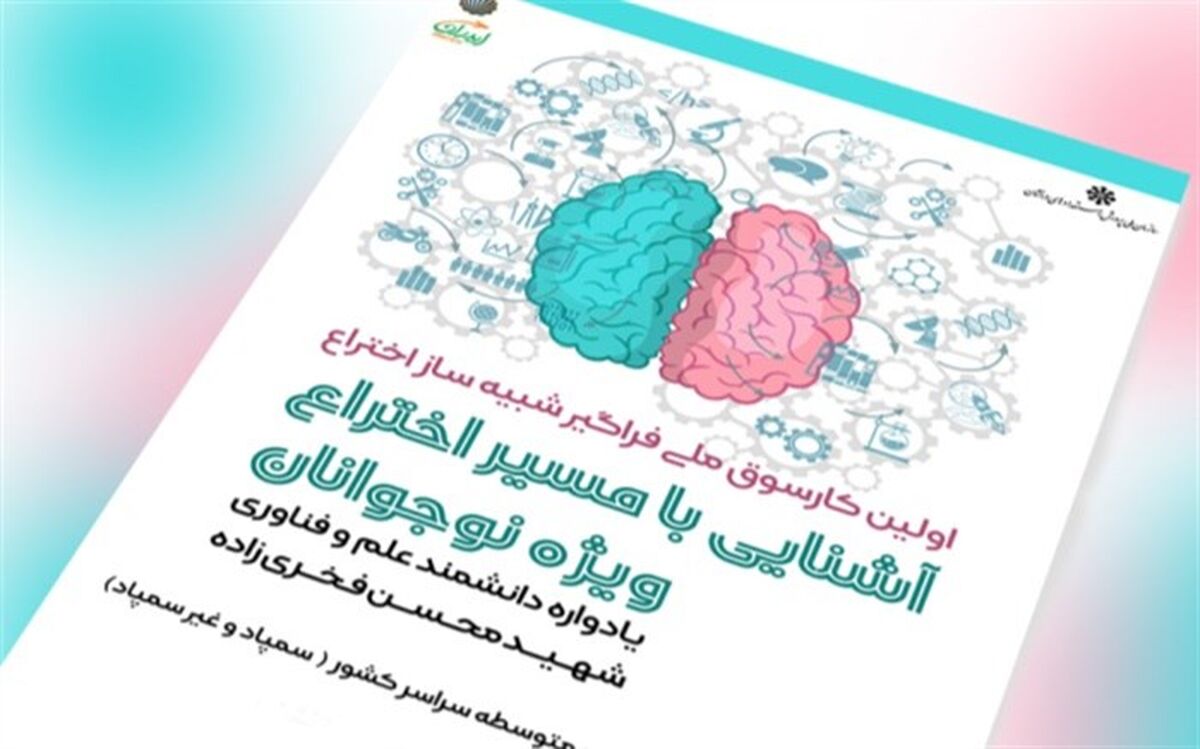 برگزاری کارسوق «شبیه‌ساز اختراع» ویژه دانش‌آموزان متوسطه دوره اول و دوم