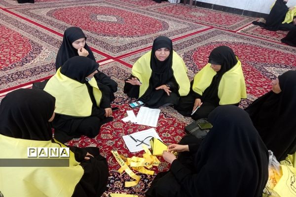 مراسم بدرقه کاروان دانش‌آموزی پیاده‌روی اربعین حسینی