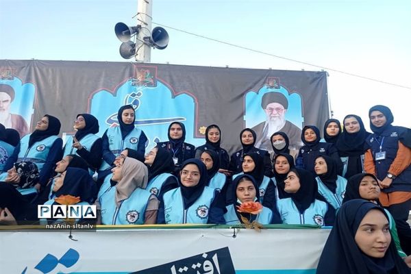 دانش‌آموزان اعضای سازمان دانش‌آموزی استان قزوین در اردوی قطبی