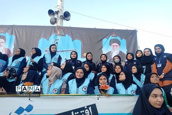 دانش‌آموزان اعضای سازمان دانش‌آموزی استان قزوین در اردوی قطبی