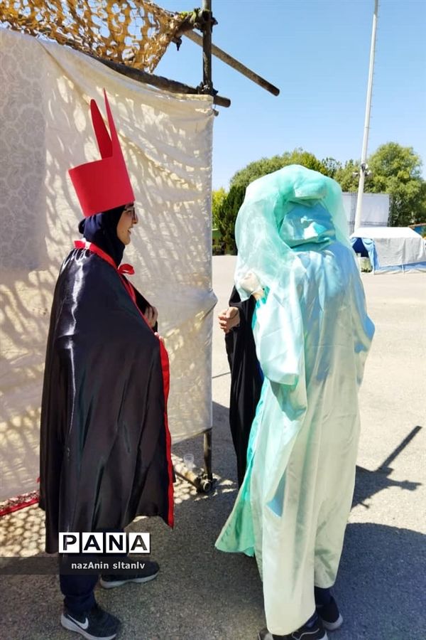 دانش‌آموزان اعضای سازمان دانش‌آموزی استان قزوین در اردوی قطبی