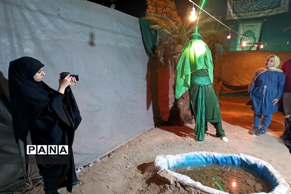 برپایی موکب‌های حسینی درمیدان شهید فهمیده کرج