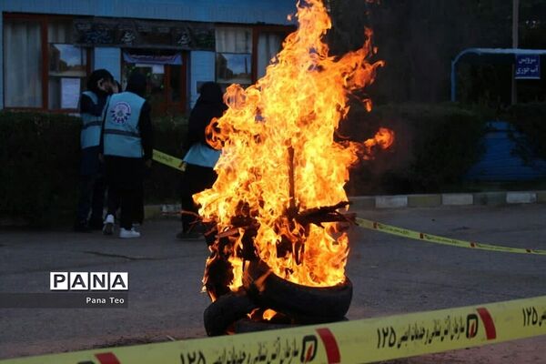 مراسم اختتامیه اردوی قطبی دختران اعضای سازمان دانش‌آموزی -اردوگاه دماوند