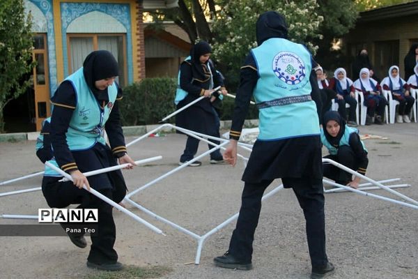 مراسم اختتامیه اردوی قطبی دختران اعضای سازمان دانش‌آموزی -اردوگاه دماوند